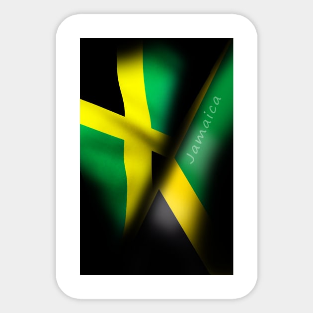 Jamaica Flag Sticker by SweetDelight33